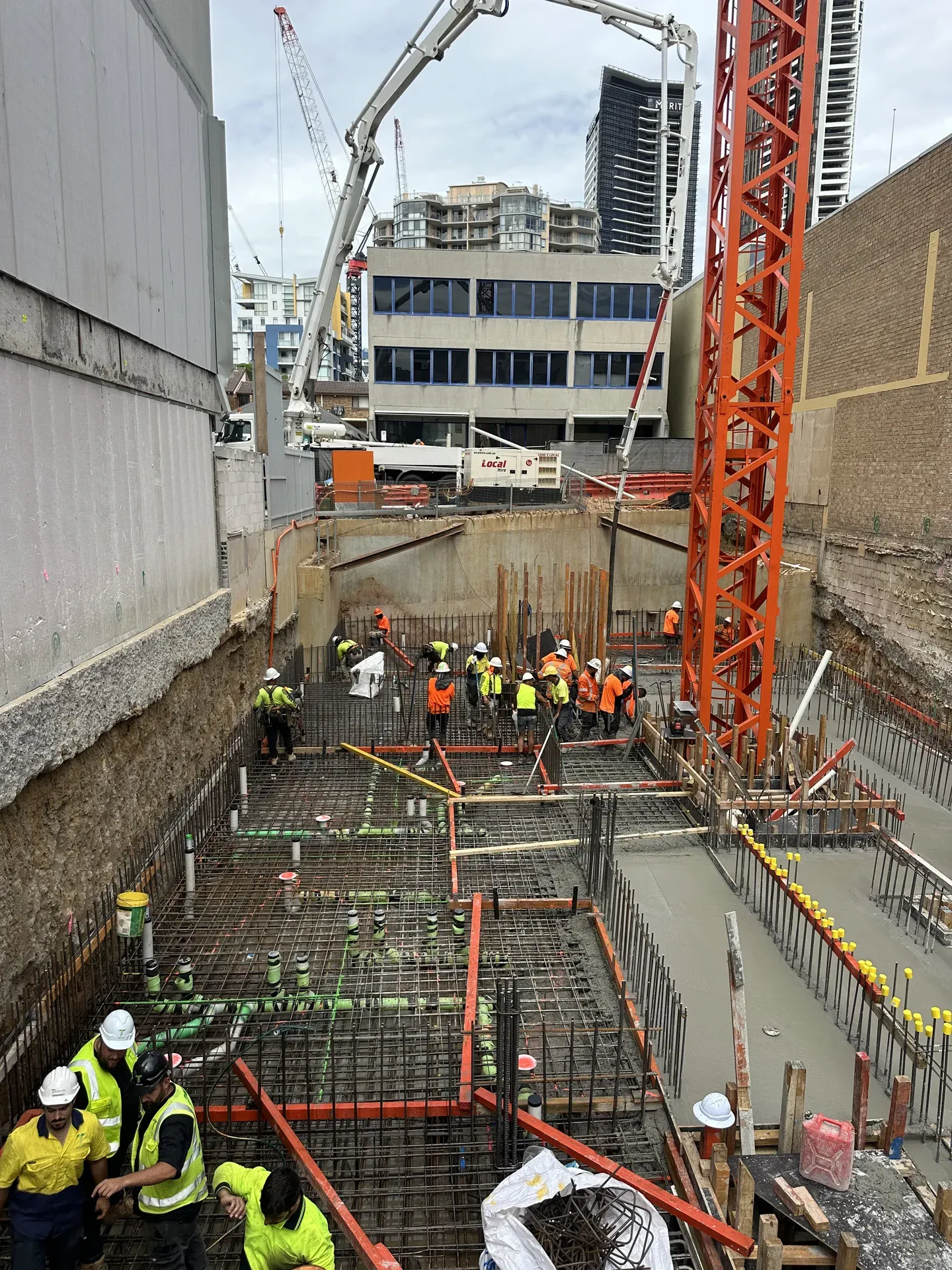 As-built documentation on site